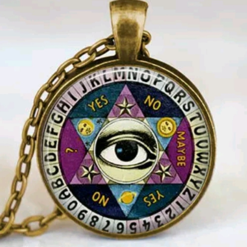Ouija Board Wiccan Witch Pagan Necklace